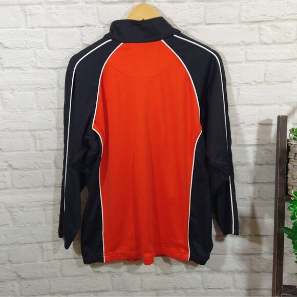 VTG Vintage Unisex Rennoc Classic R Orange Black Full Zip Track Jacket Sweater M - Picture 5 of 5